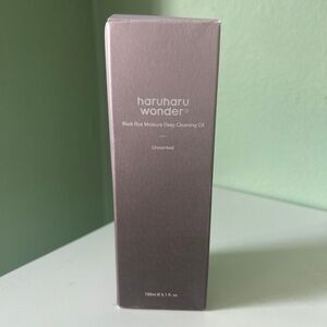 haruharu wonder black rice moisture deep cleansing oil